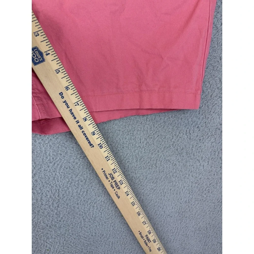 Tailor Vintage Greenwich Chino Shorts Mens 38 Pink Stretch 9 Inseam Casual Golf